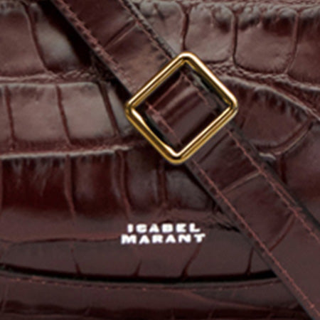 SAC OSKAN MOON EN CUIR EFFET CROCO